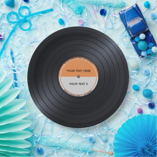 Vinyl Pappteller (Party)