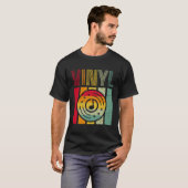 Vinyl Phonograph Record Music Dj T-Shirt (Vorne ganz)