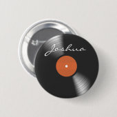 Vinyl Platte Button (Vorne & Hinten)