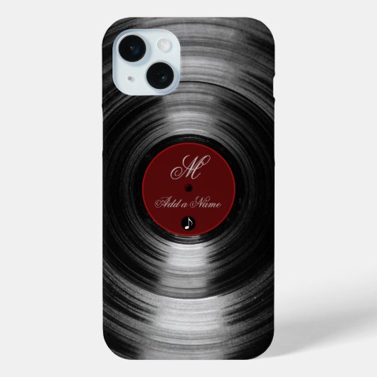 Vinyl Platte Case-Mate iPhone Hülle (Rückseite)