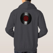 Vinyl Platte Hoodie (Rückseite)