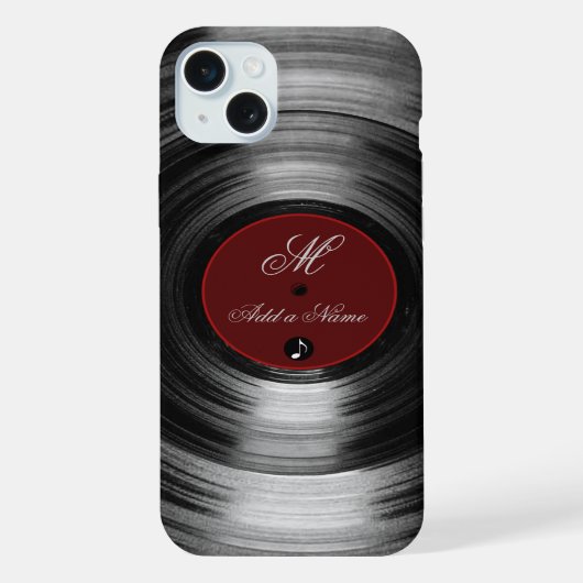 Vinyl Platte iPhone Hülle (Rückseite)