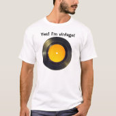 Vinyl Platte T-Shirt (Vorderseite)
