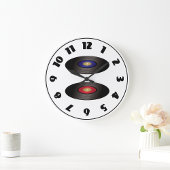 Vinyl Platten Clock Große Wanduhr