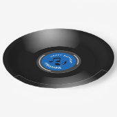 Vinyl Platten Design Paper Teller (Schrägansicht)