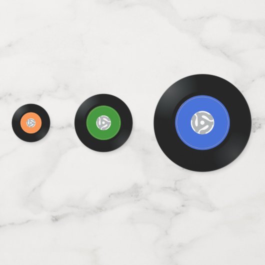 Vinyl Platten Design Table Confetti Konfetti (Vorderseiten)