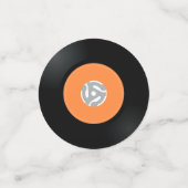 Vinyl Platten Design Table Confetti Konfetti (Klein Vorderseite)