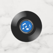 Vinyl Platten Design Table Confetti Konfetti (Klein Vorderseite)