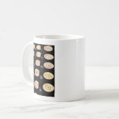 Vinyl-Platten Hintergrund Kaffeetasse (Vorderseite Links)