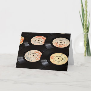 Vinyl-Platten Hintergrund Karte