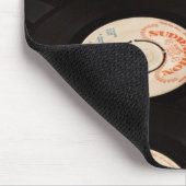 Vinyl-Platten Hintergrund Mousepad (Ecke)