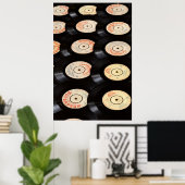 Vinyl-Platten Hintergrund Poster (Heimbüro)