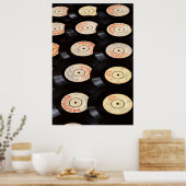 Vinyl-Platten Hintergrund Poster (Küche)