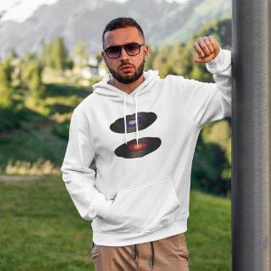 Vinyl Platten Mens Hoodie