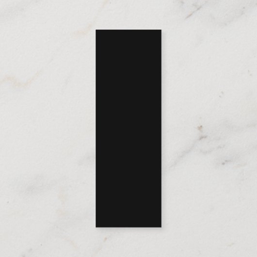 Vinyl-Platten Mini Visitenkarte (Rückseite)