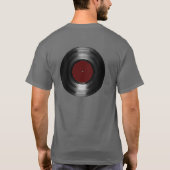 Vinyl-Platten - Musik T-Shirt (Rückseite)