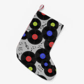 Vinyl-Platten: Muster der Musiknote Kleiner Weihnachtsstrumpf (Vorderansicht (hängend))