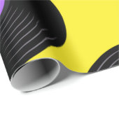 Vinyl-Platten-Muster Geschenkpapier (Rolleneckpunkt)