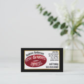 Vinyl Platten Neue und gebrauchte farbenfrohe Fab Visitenkarte (Stehend Vorderseite)