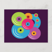 Vinyl-Platten Postkarte (Vorderseite)