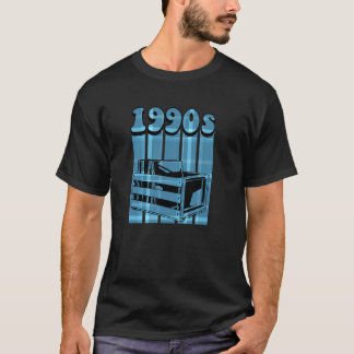 Vinyl Platten Retro aus den 1990er Jahren Vintag b T-Shirt