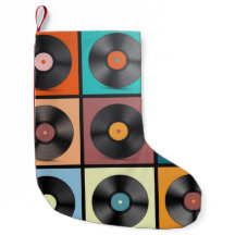 Vinyl-Platten. Retro LP Disks Set Vintag Illustra