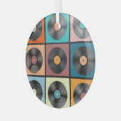 Vinyl-Platten: Retro-LP-Set. Ornament Aus Glas (Vorderseite links)