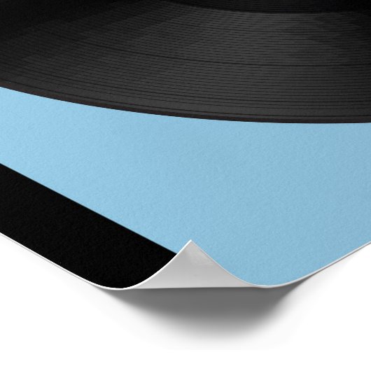 Vinyl-Platten: Retro-LP-Set. Poster (Ecke)