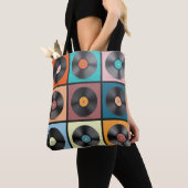 Vinyl-Platten: Retro-LP-Set. Tasche (Von Nahem)
