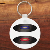 Vinyl Platten Schlüsselanhänger (Rückseite)