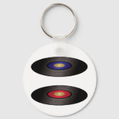 Vinyl Platten Schlüsselanhänger (Rückseite)