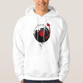 Vinyl Platten Zuhause ist, wo sich die Turntable d Hoodie (Vorderseite)