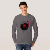 Vinyl Platten Zuhause ist, wo sich die Turntable d T-Shirt (Vorne ganz)