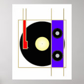 Vinyl Player Poster (Vorne)