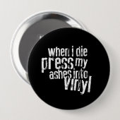 Vinyl Quote Button (Vorne & Hinten)