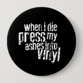 Vinyl Quote Button (Vorderseite)