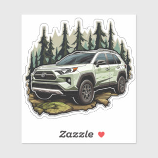 Vinyl Rav 4 Aufkleber