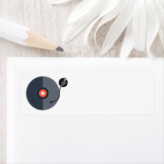 Vinyl Record Address Labels (Insitu)