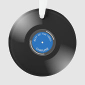 Vinyl Record Album Design Akronylic Ornament (Vorderseite)
