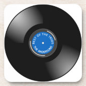 Vinyl Record Album Design Beverage Coaster Getränkeuntersetzer (Vorderseite)