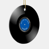 Vinyl Record Album Design Keramik Ornament (Rechts)