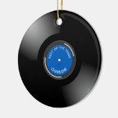Vinyl Record Album Design Keramik Ornament (Links)