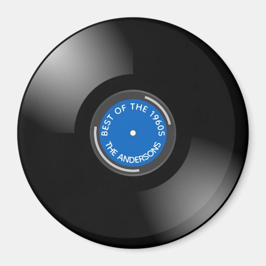 Vinyl Record Album Design Magnet (Vorne)