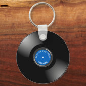 Vinyl Record Album Design Schlüsselanhänger (Vorderseite)