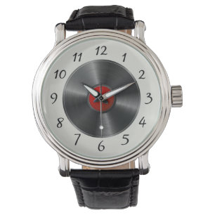 Vinyl Record Armbanduhr