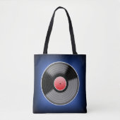 Vinyl Record Bag - Blue Fade. Tasche (Vorderseite)