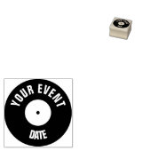 Vinyl Record-Briefmarke Gummistempel (Stempel)
