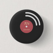 Vinyl Record Button (Vorderseite)