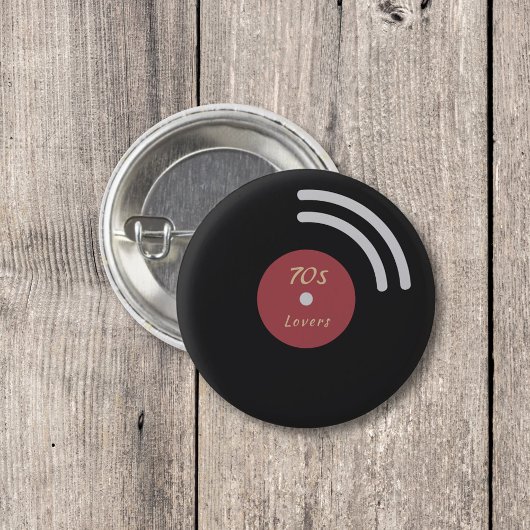 Vinyl Record Button