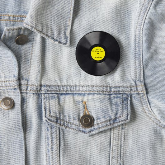 Vinyl Record Button (Beispiel)
